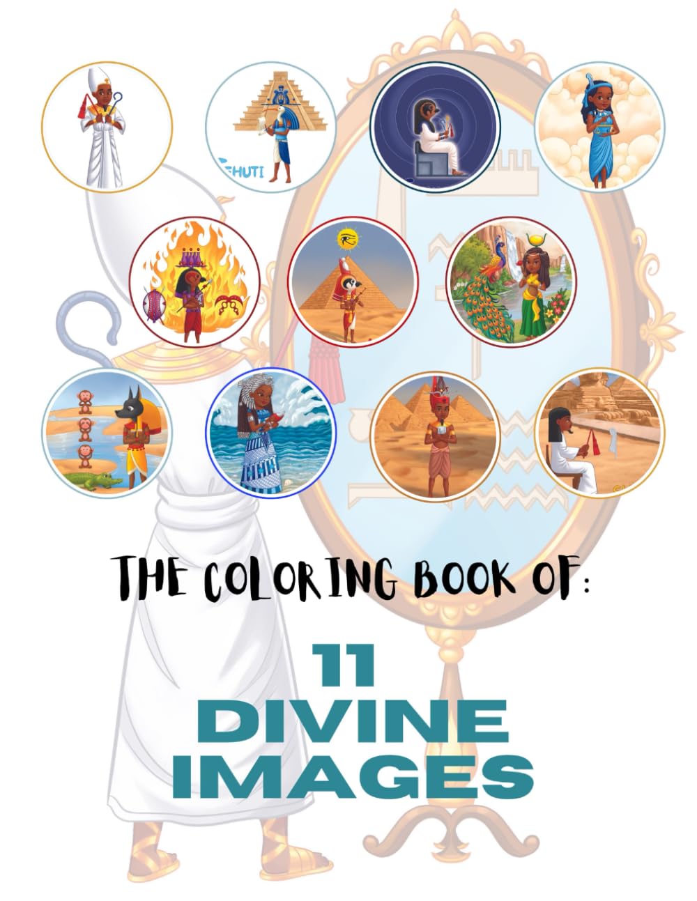 11 Divine Images Coloring Book