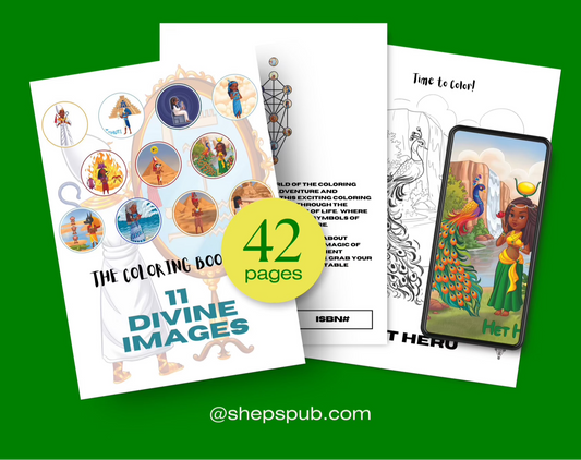 11 Divine Images Coloring Book